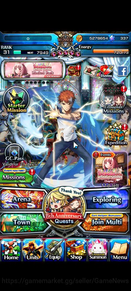 Grand Summoners Accounts Global|Rank 31|5 Ascend| Emiya+TW,Summer Miyu,Chlo image 5