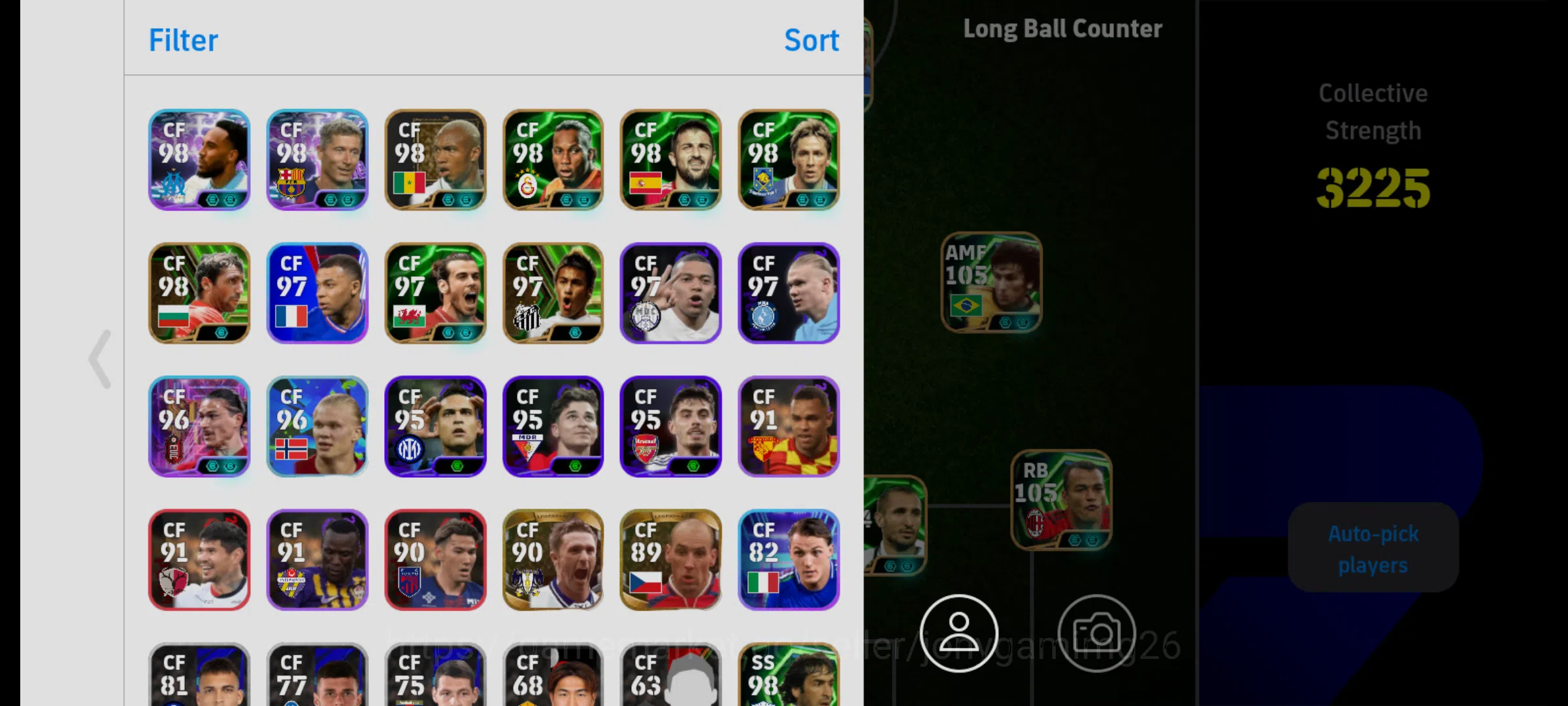 eFootball Accounts Ultra Strong eFootball Account 3225 Team | Messi image 4