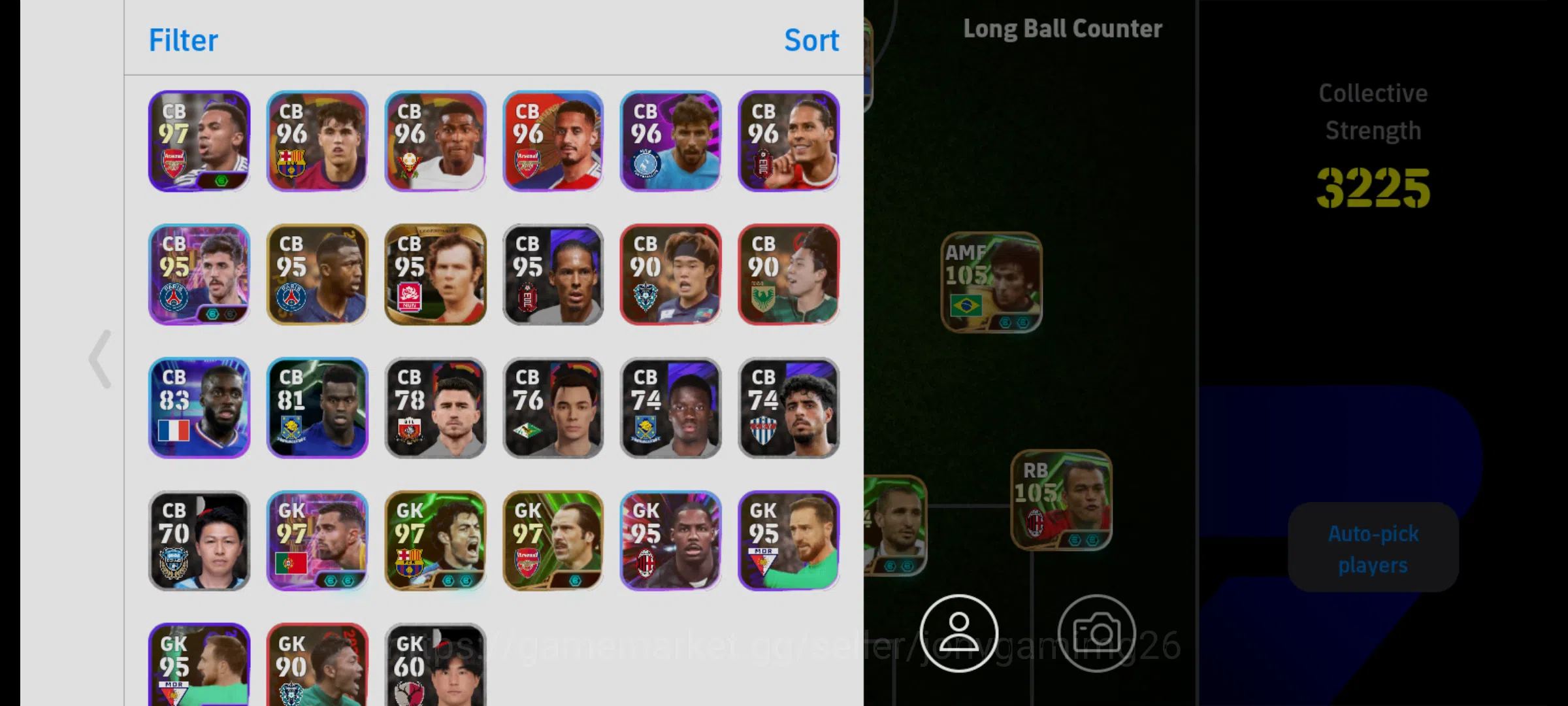eFootball Accounts Ultra Strong eFootball Account 3225 Team | Messi image 8