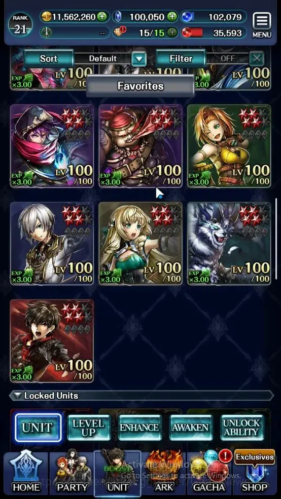 Last Cloudia Accounts Others GLOBAL|100k Crys|Collab Brave Frontier (Oracle Knight Ark)+Top Tier Units (Telestio,G 2