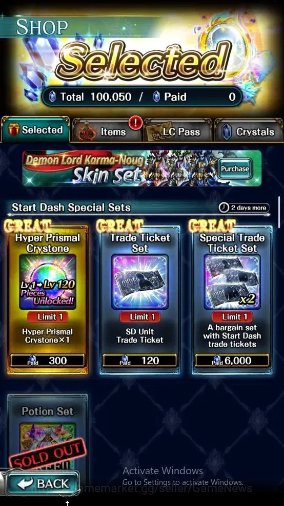 Last Cloudia Accounts Others GLOBAL|100k Crys|Collab Brave Frontier (Oracle Knight Ark)+Top Tier Units (Telestio,G 8