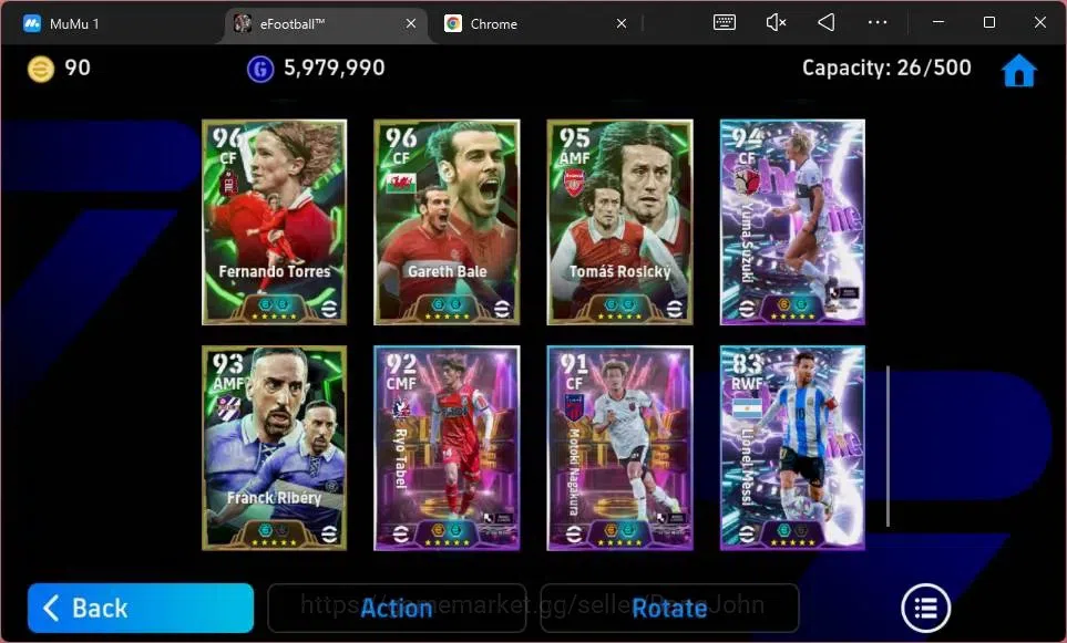 eFootball Accounts ANDROID|PW 3181|Epc Eric Cantona|Epc Franco Baresi image 10
