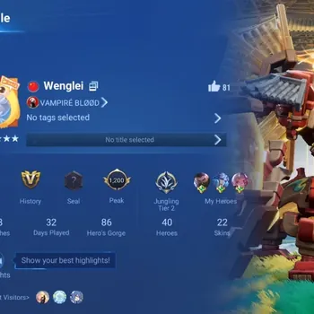 Honor of Kings Accounts Rare Skin Global|22 Skin|11 Aniversary:Dunsan|Limited: Daji||Event Excl: Garo,Zhou Yu|Wordly:Haya