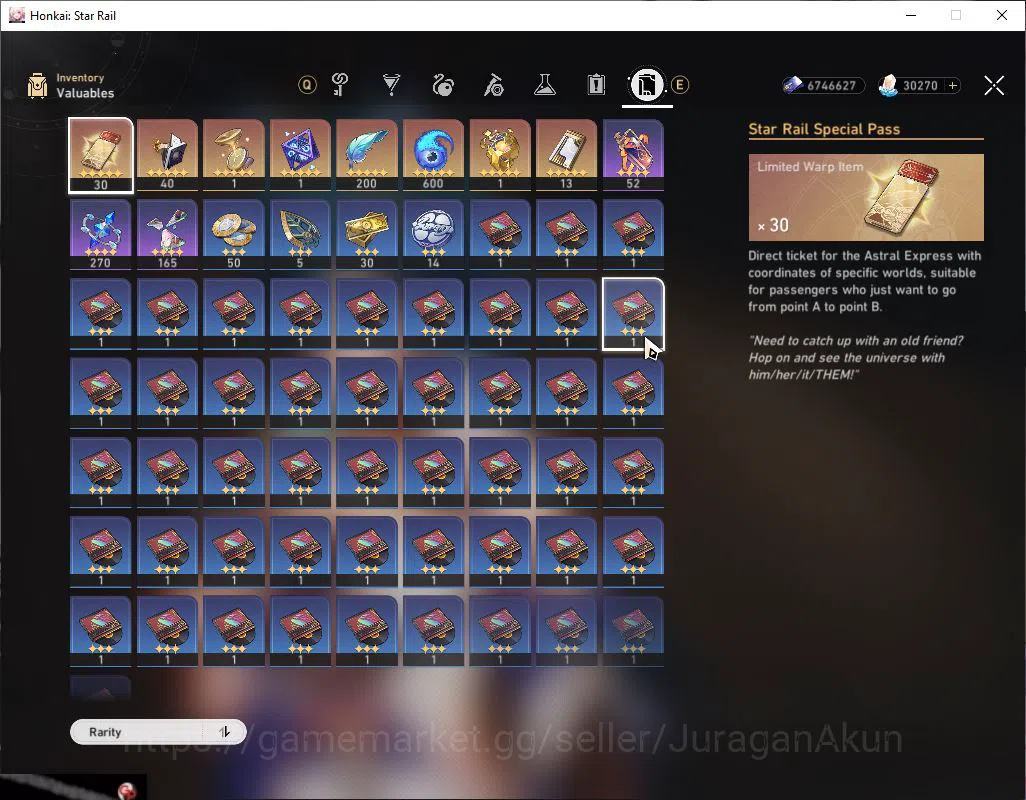 Honkai Star Rail Accounts Asia |Tl 47|Starter Gacha 30k StellarJade 4 Limite image 4