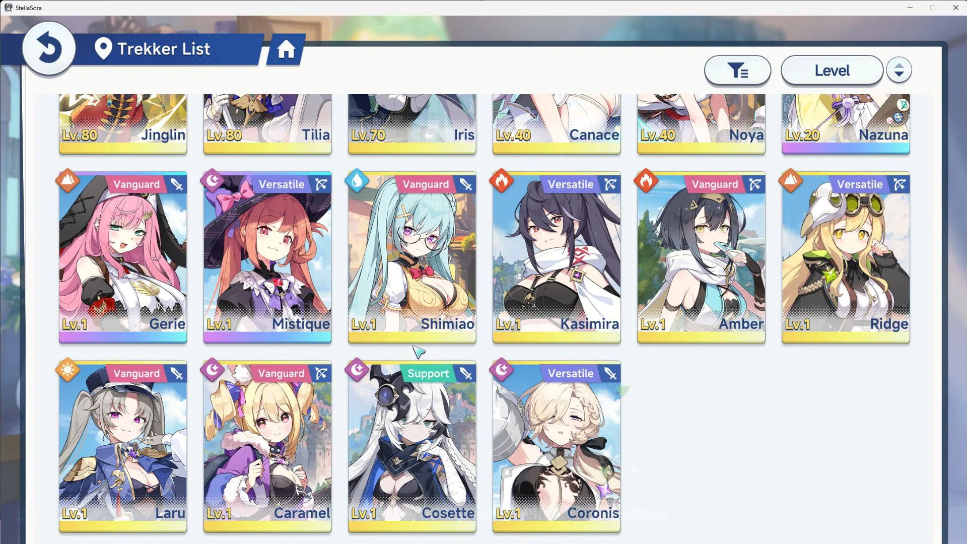 Stella Sora Accounts GLOBAL ENDGAME|12 SSR(Nanoha+ Skin,Chitose,Fuyuka  image 10