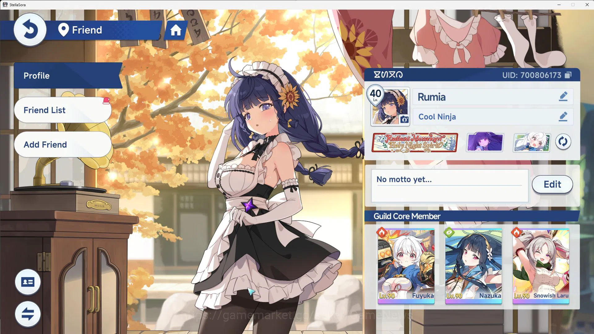 Stella Sora Accounts GLOBAL ENDGAME|12 SSR(Nanoha+ Skin,Chitose,Fuyuka  image 20