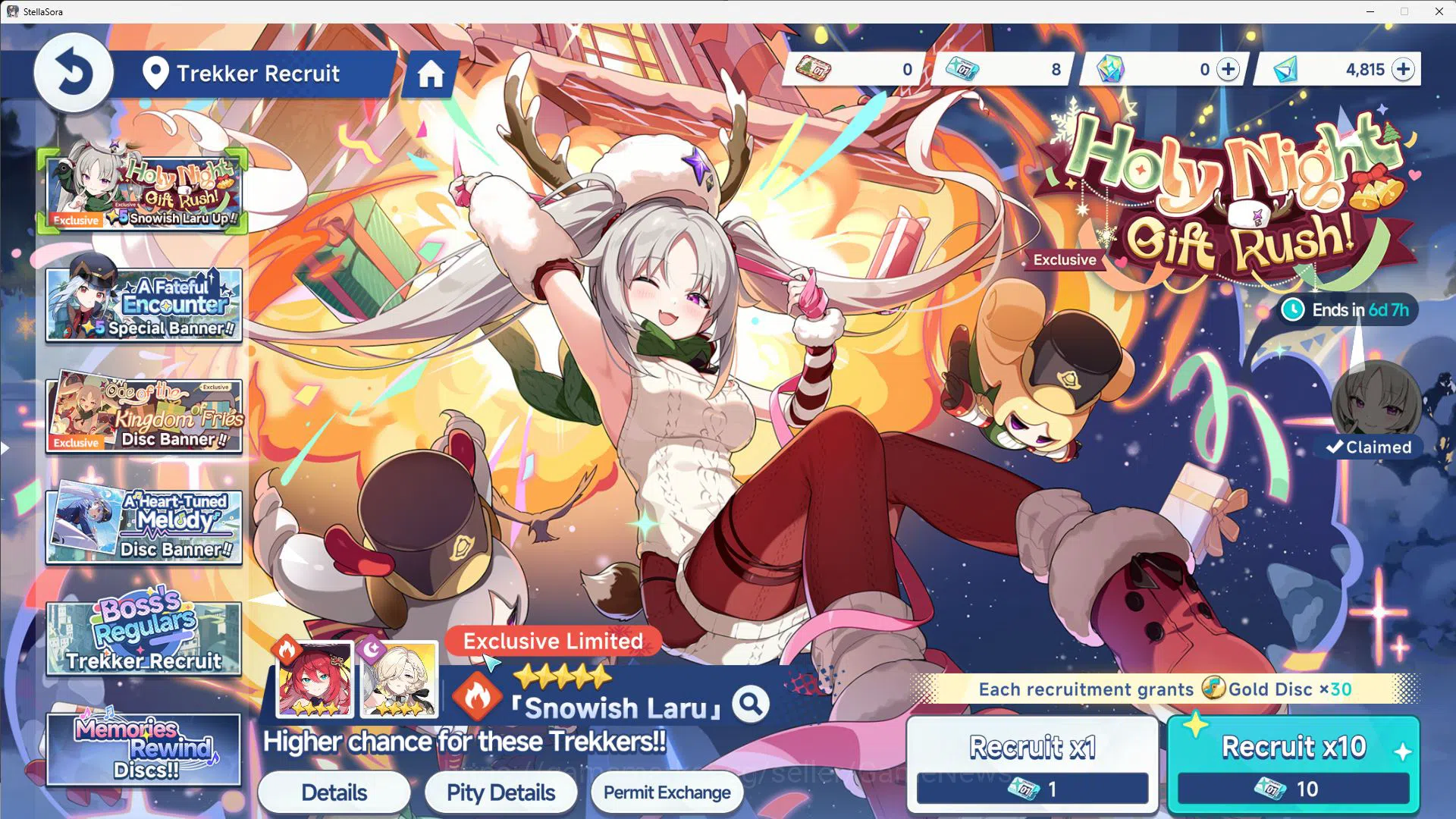 Stella Sora Accounts GLOBAL ENDGAME|12 SSR(Nanoha+ Skin,Chitose,Fuyuka  image 8