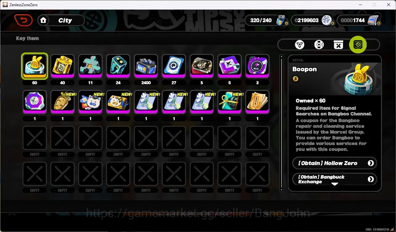 Zenless Zone Zero Accounts ASIA|IK 42|3 Limited,1 VoidHunter [(Nangong Yu+Sig image 14