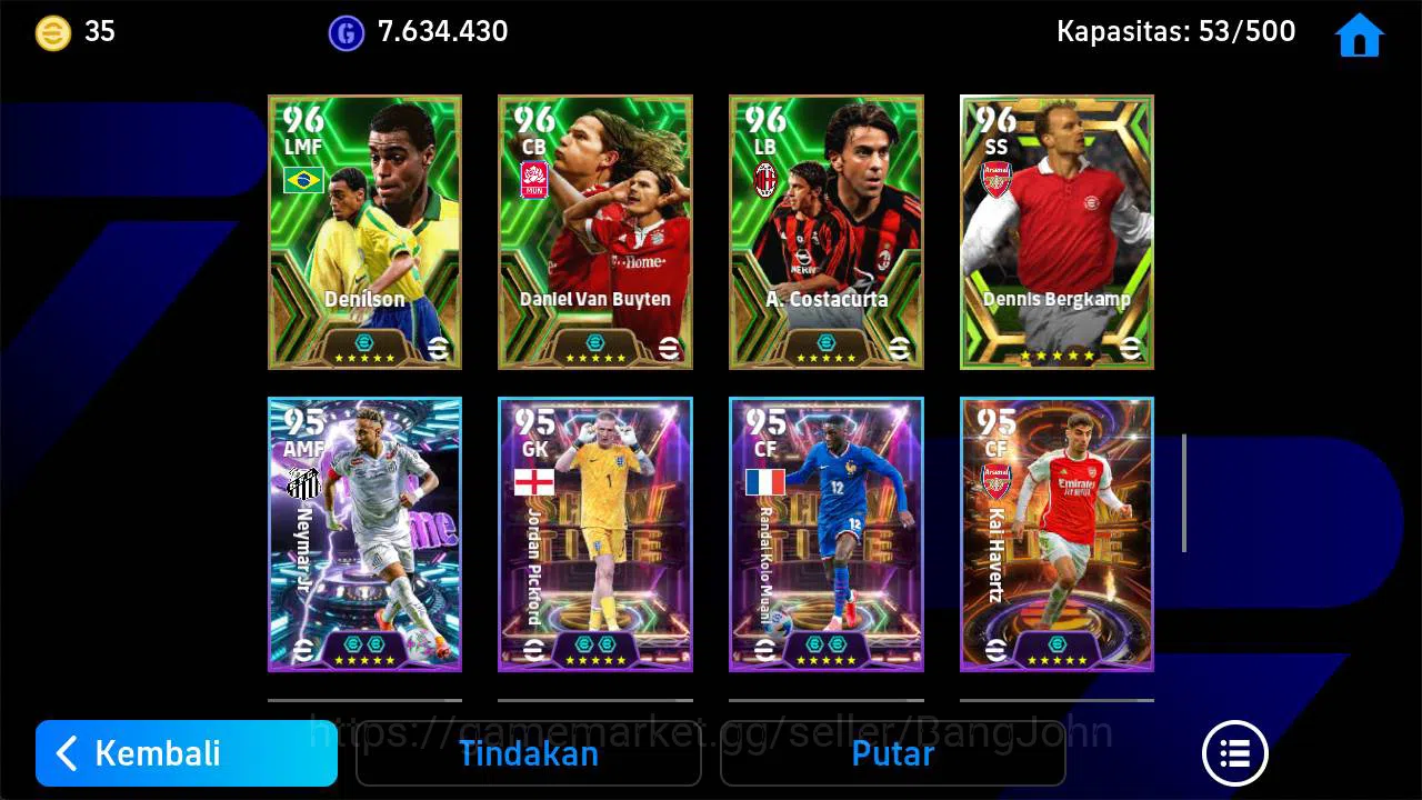 eFootball Accounts Power 3204| messi bigtime old, David silva epic, t image 7