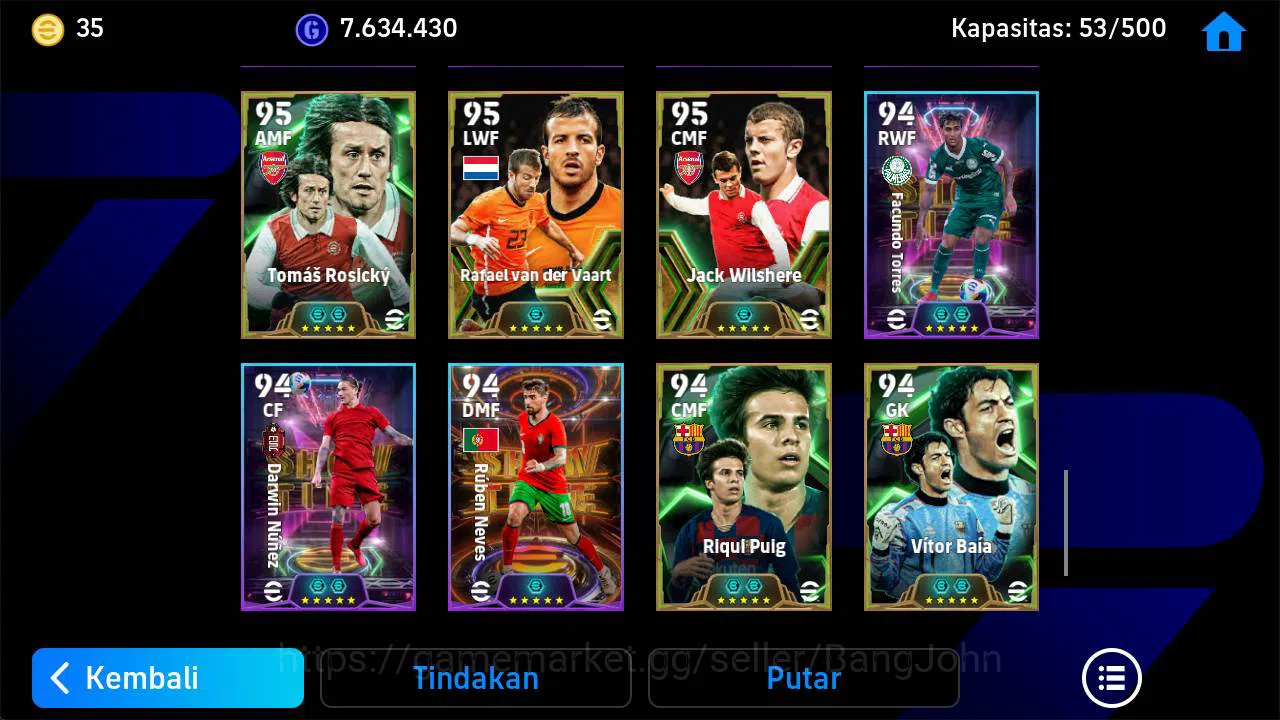 eFootball Accounts Power 3204| messi bigtime old, David silva epic, t image 8