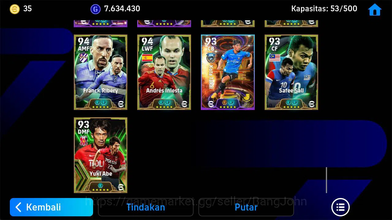 eFootball Accounts Power 3204| messi bigtime old, David silva epic, t image 9