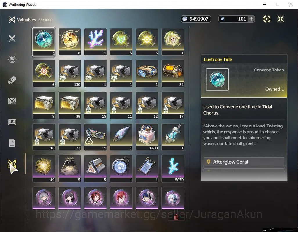 Wuthering Waves Accounts EU|UL 45|2 Limited|[Mornye,AugustaRC1]+Sign|DB Lv2 image 7