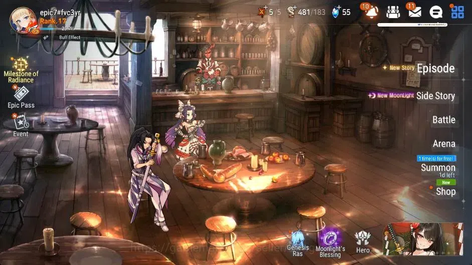 Epic Seven Accounts Global | Starter|2 ML(Belian,Rhianna & Luciella)|P image 1