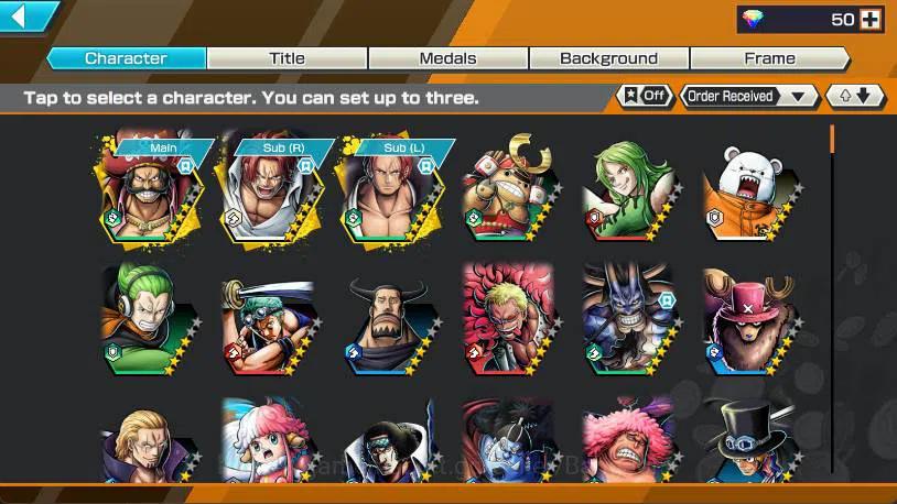 One Piece Bounty Rush Accounts GLOBAL | 6 EX | KOTP Roger, FR Shank, Nusjuro, Kai image 3