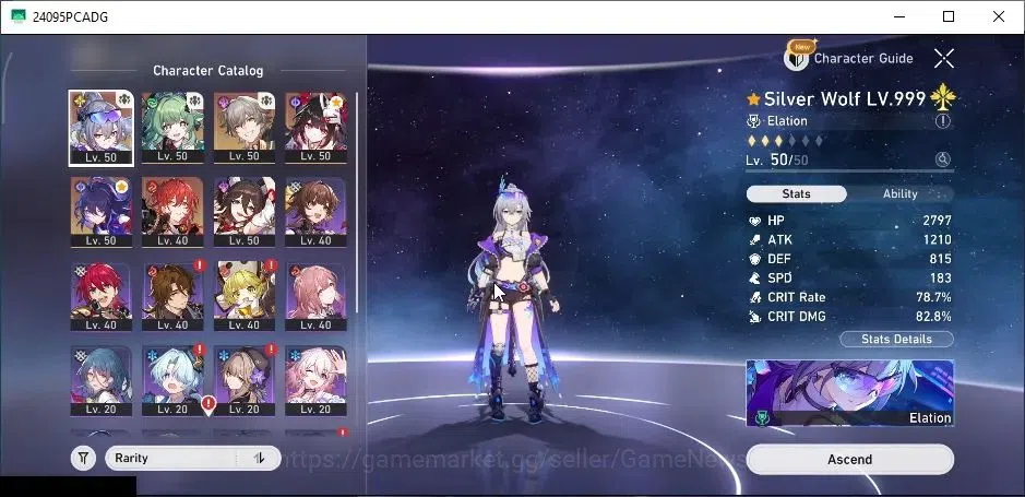 Honkai Star Rail Accounts Asia|TL36|4 Limited|[Silver Wolf 999E1+Sign,Huohuo image 4
