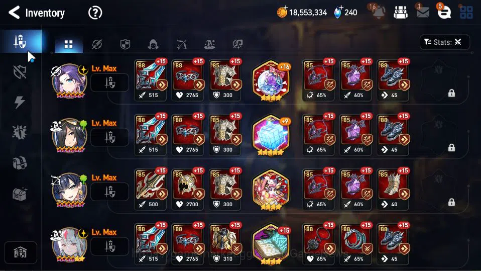 Epic Seven Accounts GLOBAL UNVERIF|6 ML(Salome, NM Luna, MKawerik, Zio image 10