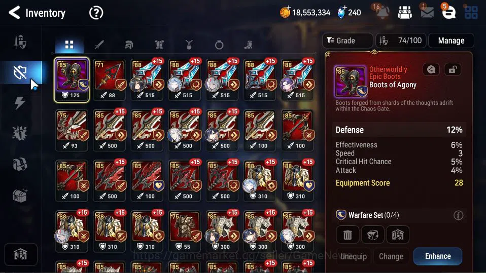 Epic Seven Accounts GLOBAL UNVERIF|6 ML(Salome, NM Luna, MKawerik, Zio image 9