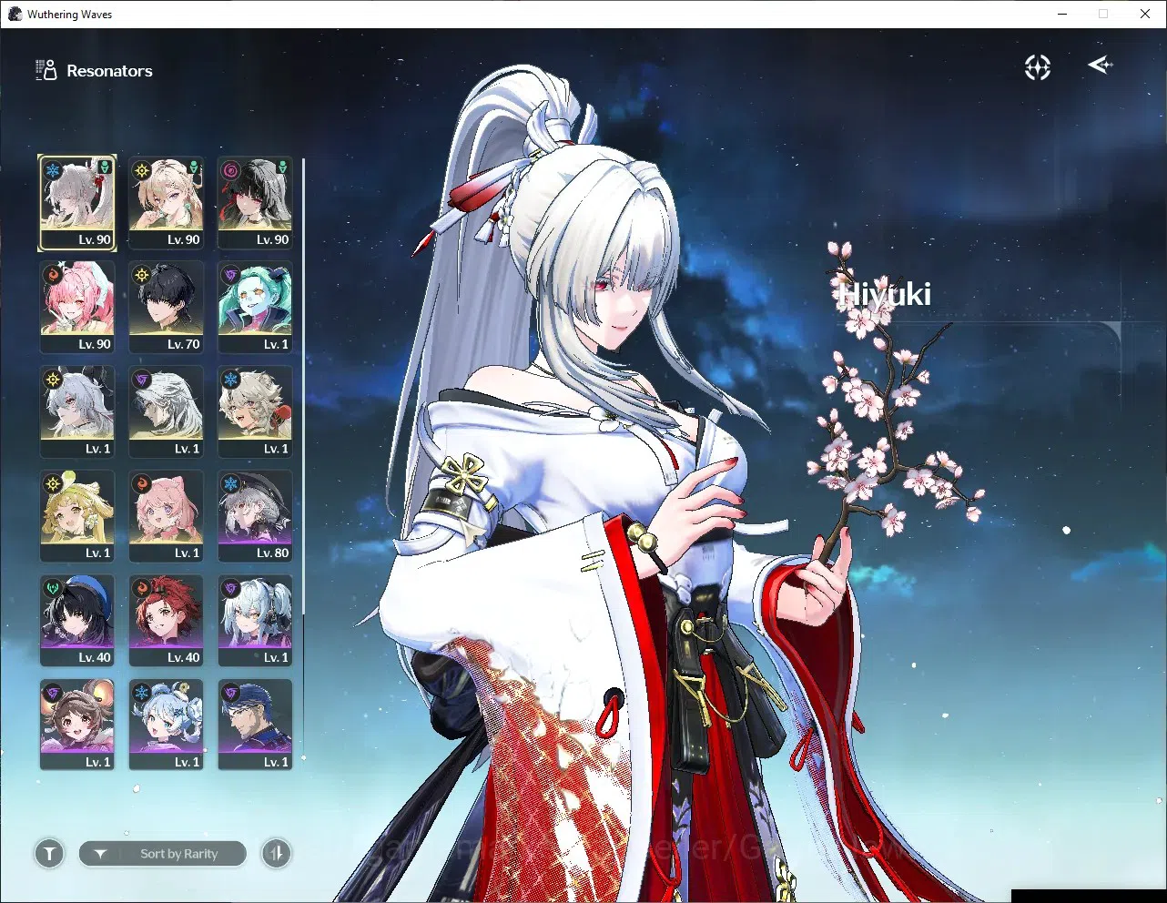 Wuthering Waves Accounts Starter SEA|UL 61|6 Limited+7(5*Weapon),(Hiyuki,Chisa,Zani)+Sign,Lynae,Aemeath,Rebecca,Etc|MC 2