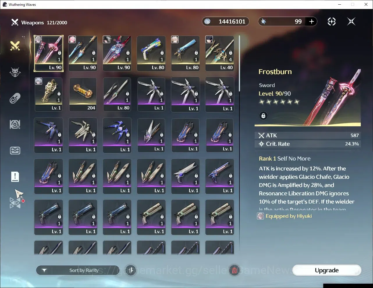 Wuthering Waves Accounts Starter SEA|UL 61|6 Limited+7(5*Weapon),(Hiyuki,Chisa,Zani)+Sign,Lynae,Aemeath,Rebecca,Etc|MC 3