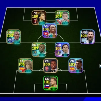 eFootball Accounts Legends & Iconic Players Android|Power 3187|Big Time Zlatan Ibrahimovic|6 Epic Carles Puyol,Claude