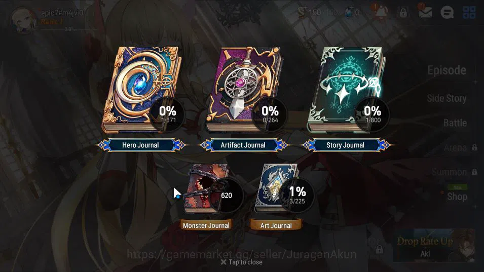 Epic Seven Accounts Global Unverif | Fresh Starter | Low Progress | 1  image 3