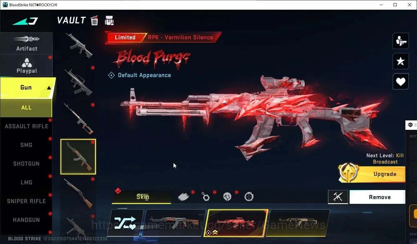 Blood Strike Accounts ASIA| 5 ULTRA [Ethan-RaidMask,VAL,DeAgle,QBZ95,Spe image 10