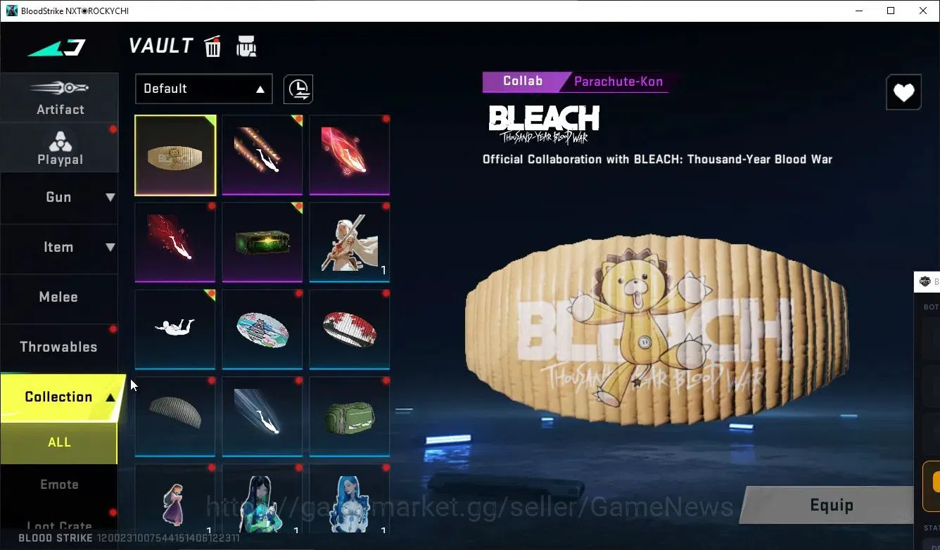 Blood Strike Accounts ASIA| 5 ULTRA [Ethan-RaidMask,VAL,DeAgle,QBZ95,Spe image 16