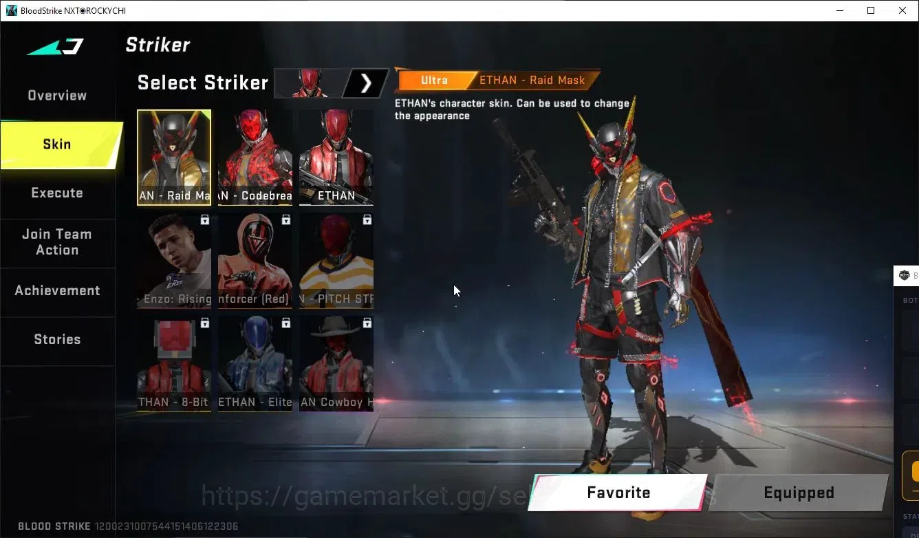 Blood Strike Accounts ASIA| 5 ULTRA [Ethan-RaidMask,VAL,DeAgle,QBZ95,Spe image 3