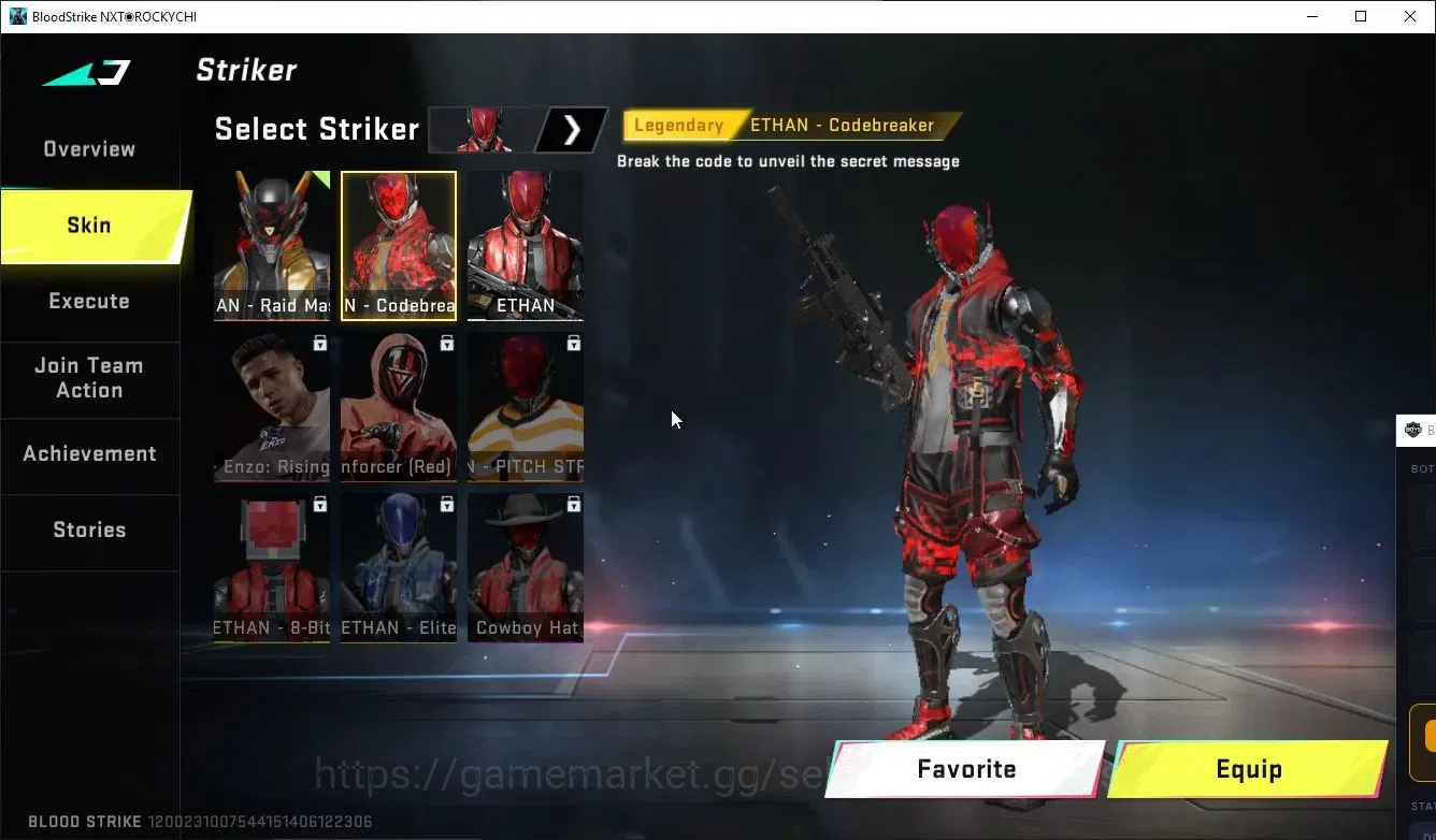 Blood Strike Accounts ASIA| 5 ULTRA [Ethan-RaidMask,VAL,DeAgle,QBZ95,Spe image 6