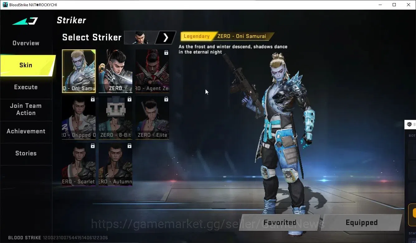 Blood Strike Accounts ASIA| 5 ULTRA [Ethan-RaidMask,VAL,DeAgle,QBZ95,Spe image 7