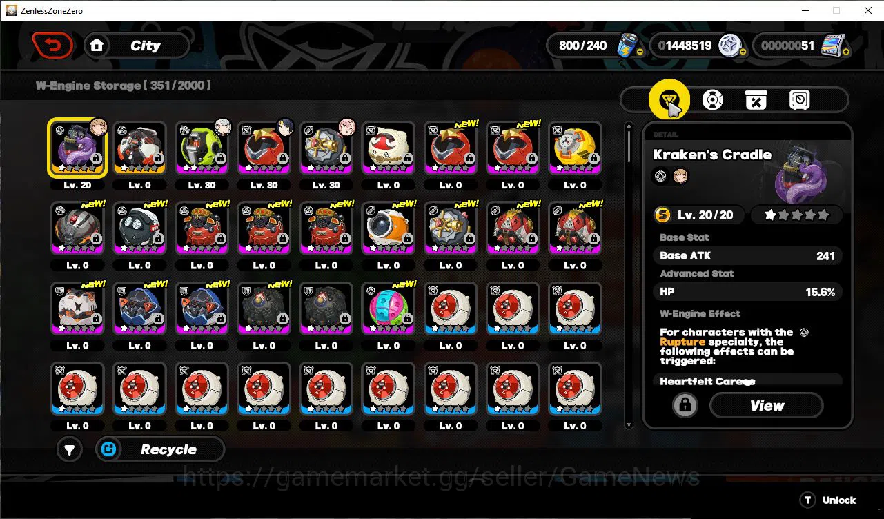 Zenless Zone Zero Accounts ASIA IK 28|Starter S1 Ch1|2 Limited[Yidhari+Sign,H image 12