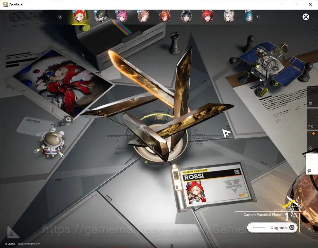 Arknights: Endfield Accounts ASIA|Lv33|7 SSR(2Limited)+10(*6WP)|[RossiP1+Sign,Y image 4