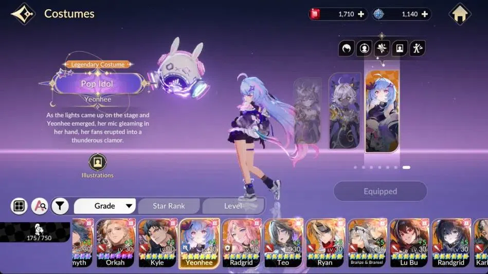 Seven Knights Re:Birth Accounts Global |4 EX7 (Fai,Juri,Gelidus,Melia)|45 TC6(Clem image 18