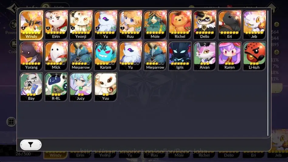 Seven Knights Re:Birth Accounts Global |4 EX7 (Fai,Juri,Gelidus,Melia)|45 TC6(Clem image 4
