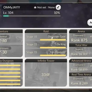 Seven Knights Re:Birth Accounts Global |4 EX7 (Fai,Juri,Gelidus,Melia)|45 TC6(Clem image 1