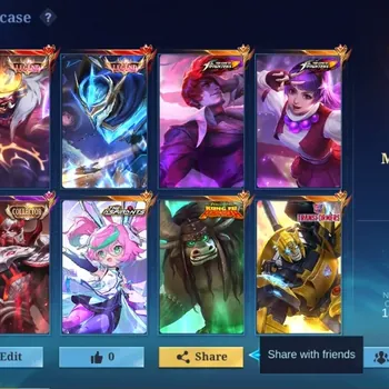 Mobile Legends: Bang Bang Accounts Collector Global|138H 492S|Mega|2 Legend|KOF: Chou,Guinevere|Trnsformer X.Borg|Aspirant