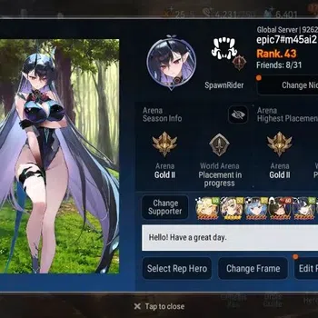 Epic Seven Accounts High-End Global Unverif | 11 ML (LRKrau,Belian,BMHaste,Etc.) | SS 6.4k | Stigma 89K | Log Stove | EP7243B