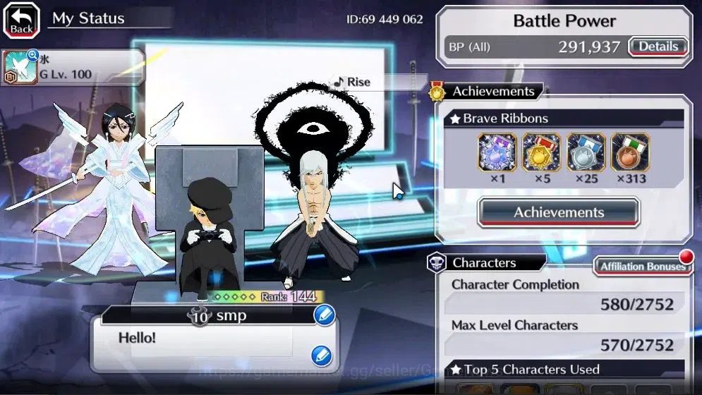 Bleach: Brave Souls Accounts [GLOBAL]30K Orbs|TYBW26 Yukio,TYBW25 Jushiro,10Th  image 2