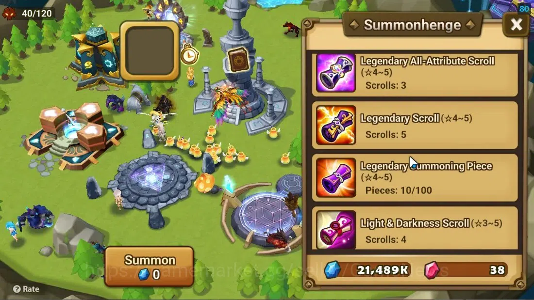 Summoners War: Sky Arena Accounts Starter ASIA|Lv 26|Ready Gacha|99 12 YSC + 160 11 YSC + 3 LAAS + 5 LS + 4 LDS + 119 MS |1 11