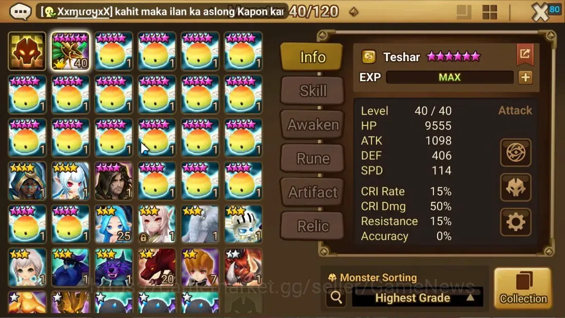 Summoners War: Sky Arena Accounts Starter ASIA|Lv 26|Ready Gacha|99 12 YSC + 160 11 YSC + 3 LAAS + 5 LS + 4 LDS + 119 MS |1 8