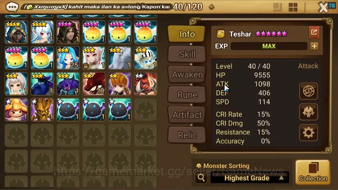 Summoners War: Sky Arena Accounts Starter ASIA|Lv 26|Ready Gacha|99 12 YSC + 160 11 YSC + 3 LAAS + 5 LS + 4 LDS + 119 MS |1 9
