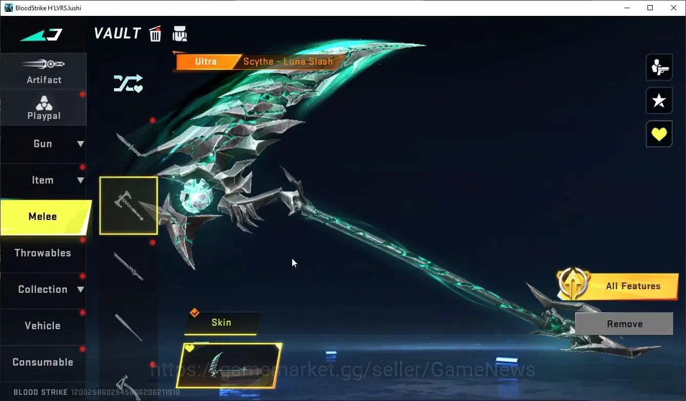 Blood Strike Accounts ASIA|ETERNAL JET-COMET+MELEE Scyth+COLLAB TR FN200 image 11
