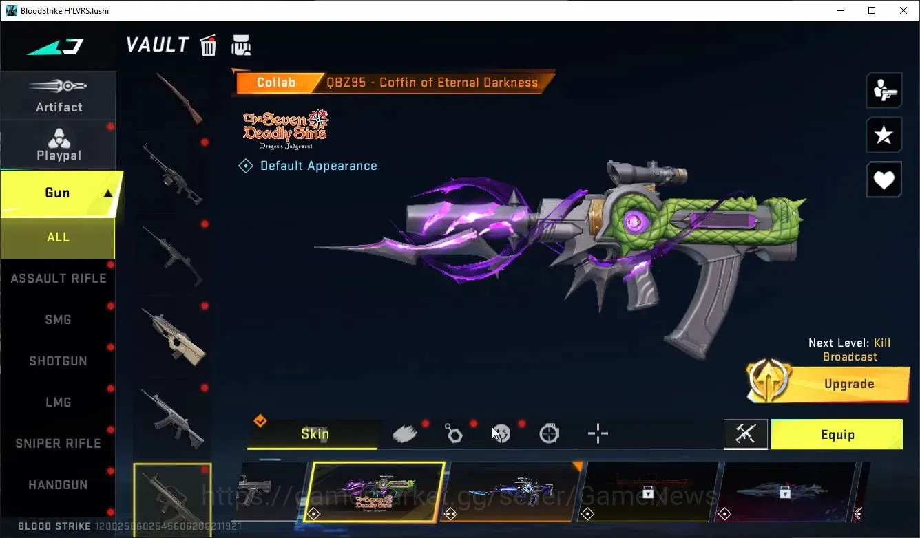 Blood Strike Accounts ASIA|ETERNAL JET-COMET+MELEE Scyth+COLLAB TR FN200 image 16