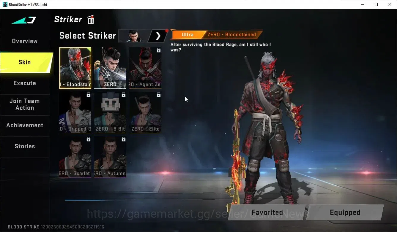 Blood Strike Accounts ASIA|ETERNAL JET-COMET+MELEE Scyth+COLLAB TR FN200 image 5