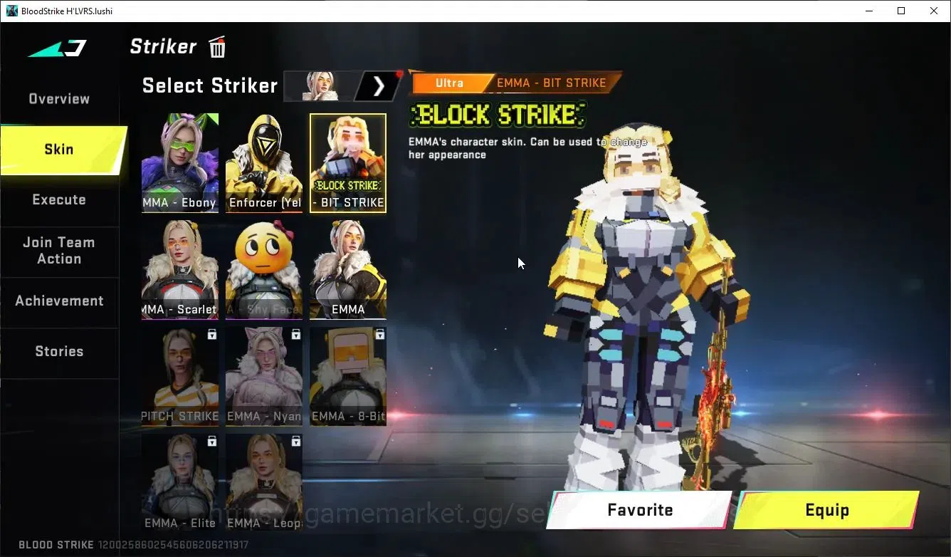 Blood Strike Accounts ASIA|ETERNAL JET-COMET+MELEE Scyth+COLLAB TR FN200 image 7