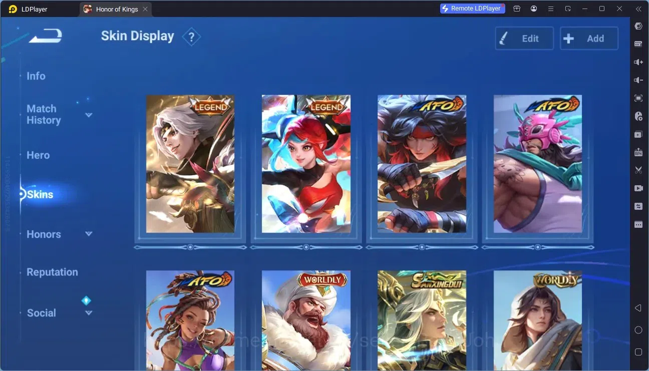 Honor of Kings Accounts Global | 80H 90S | LEGEND Yao, LEGEND Angela, AFO  image 3