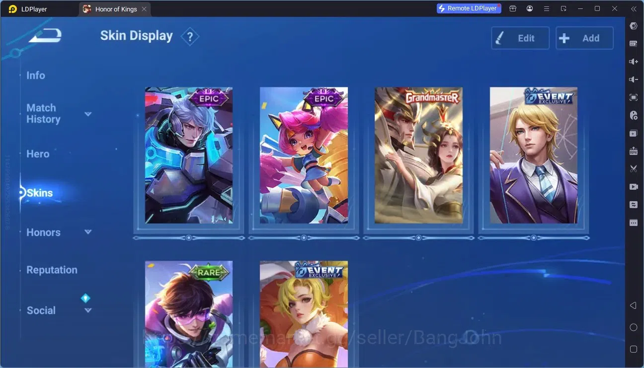 Honor of Kings Accounts Global | 80H 90S | LEGEND Yao, LEGEND Angela, AFO  image 6