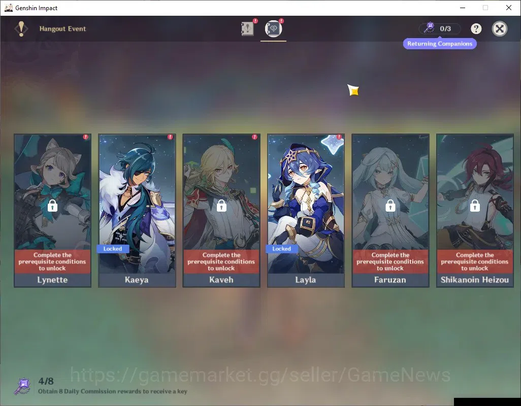 Genshin Impact Accounts ASIA|AR 45|3 Limited + 3 (*5Standard)|Mavuika,Raid image 17