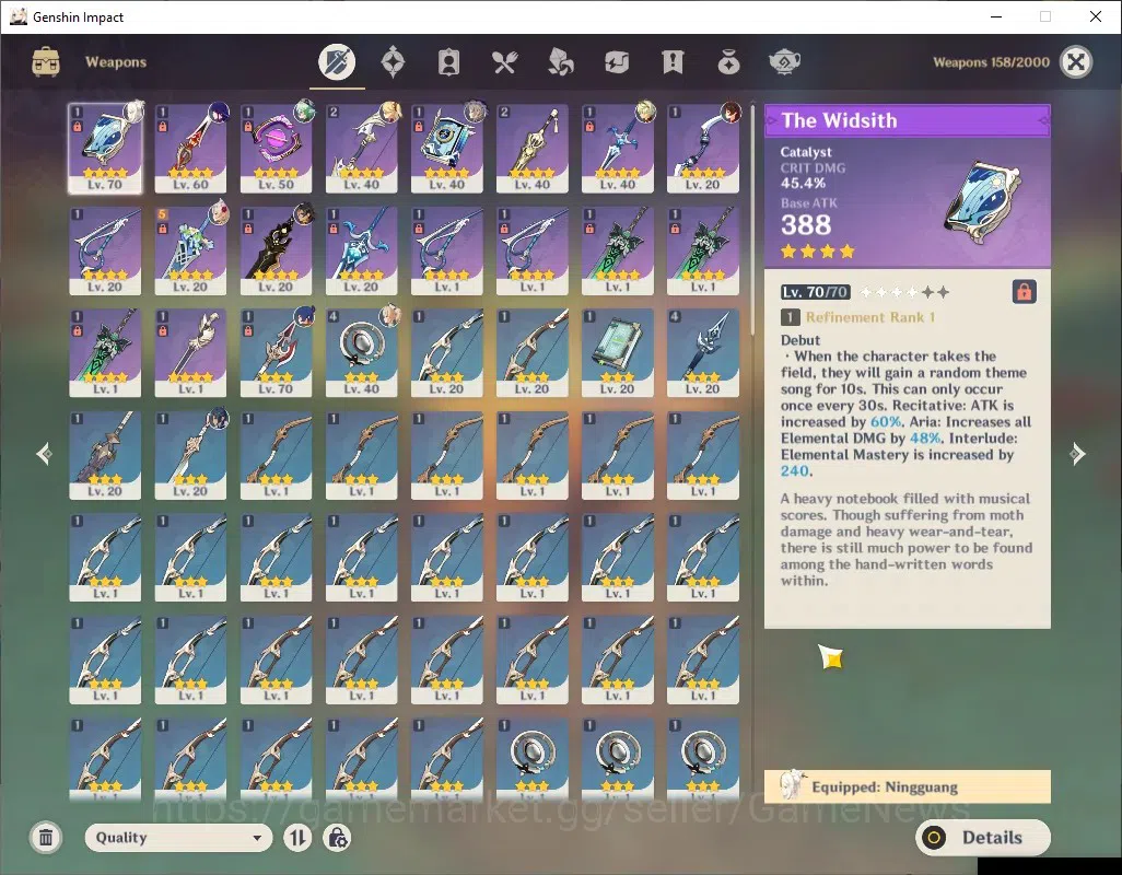 Genshin Impact Accounts ASIA|AR 45|3 Limited + 3 (*5Standard)|Mavuika,Raid image 3
