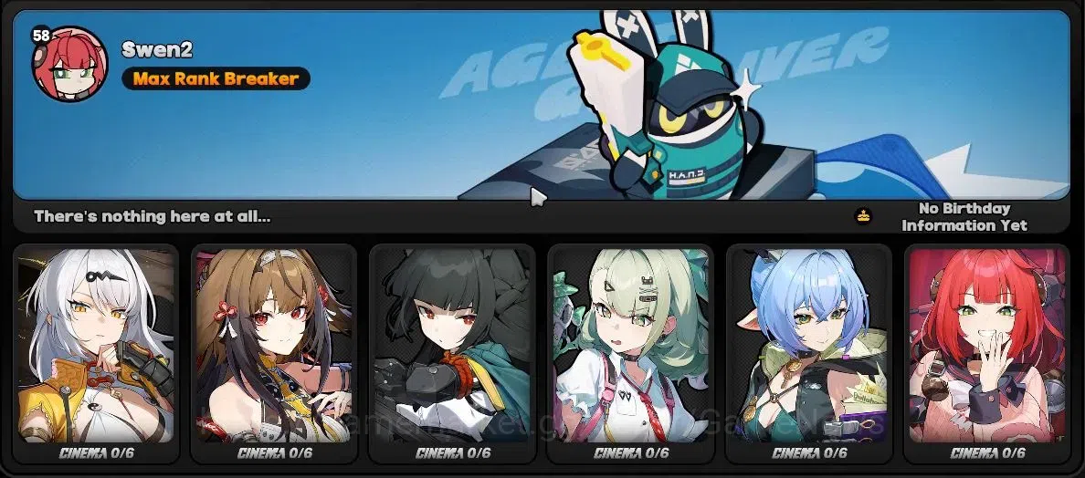 Zenless Zone Zero Accounts ASIA|IK58|12 Limit,3 VH+PremTeam[(DialynM1,Shungua image 5